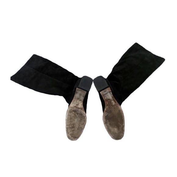 Via Spiga Mellie Black Suede Knee High Boots - Picture 7 of 7